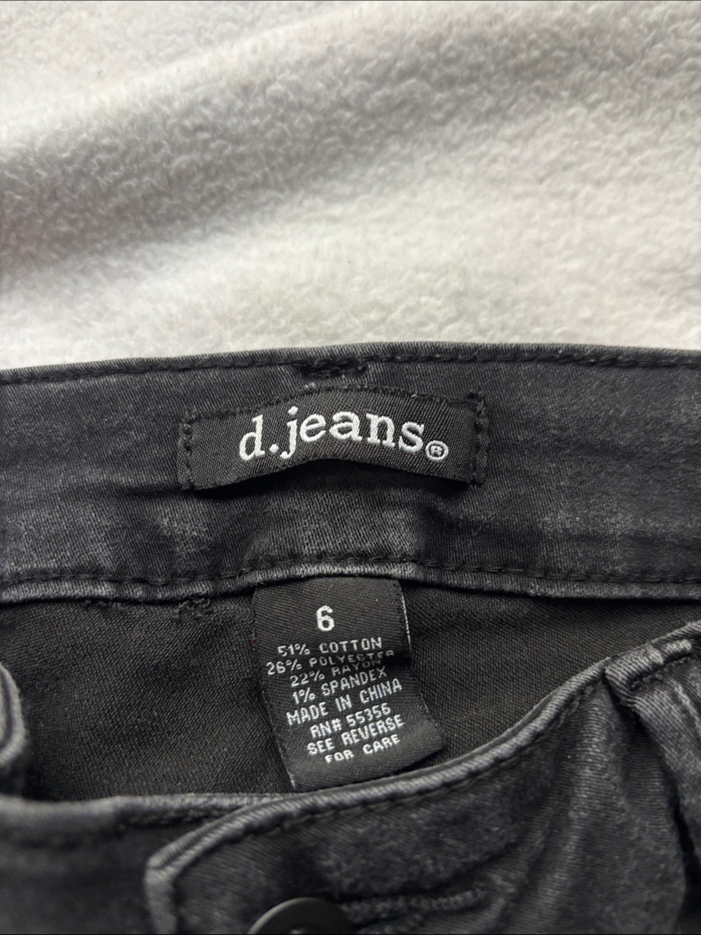 d. jeans Black Skinny Jeggings - Picture 3 of 4